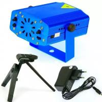 Лазерный мини проектор Mini Laser Stage Laser Lighting (точки)