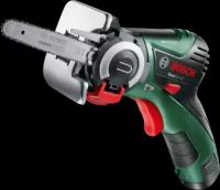 Пила цепная BOSCH EasyCut 12, аккумуляторная, 12В, 2.5 А·ч, Li-Ion, 1кг (06033C9020)