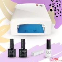 Стартовый набор №05, мини. Гель-лаки с УФ-лампой. Nail Service