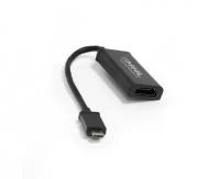 Кабель-переходник KRAULER microUSB(M)+HDMI(F) - MHL, длина 0.1м