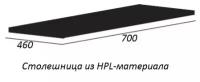 Столешница из HPL материала 70x46 CADRO-70-HPL-NRM