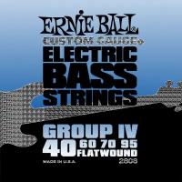 Ernie Ball 2808 струны для бас-гитары Flat Wound Bass Group IV (40-60-70-95)