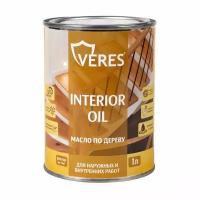 Масло для дерева Veres Interior Oil, 1 л, белое
