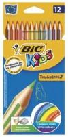 Набор цветных карандашей Bic Tropicolors, 12 цветов