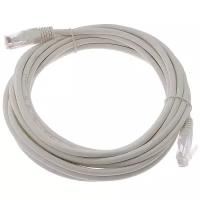 Патч-корд Netlan EC-PC4UD55B-BC-PVC-050-WT-10 UTP кат.5е 5м белый Netlan (2 шт. в комплекте)