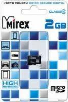 Карта памяти microSD 2GB Mirex microSDHC Class 4 13612-MCROSD02