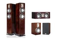 Audiovector Комплект Акустики 5.0 Audiovector Qr 3 + Qr 1 + Qr C Dark Walnut Veneer