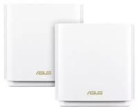 ASUS XT8 (B-2-PK) // роутер, из 2 точек доступа, 802.11b/g/n/ac/ax, до 574 + 4804Мбит/c, 2,4 + 5 гГц, белый; 90IG0590-MO3G60