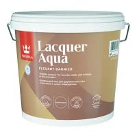 Лак акриловый tikkurila lacquer aqua интерьерный 2,7л полуглянцевый, арт.700001140