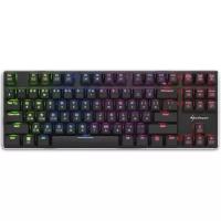 Клавиатура SHARKOON PureWriter TKL RGB Blue (Kailh Blue, RGB) черный