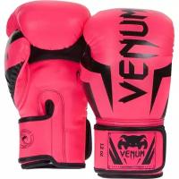 Venum боксерские тренировочные перчатки Elite Boxing розовые