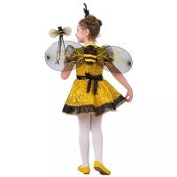 Батик Карнавальный костюм Пчелка с блестками, рост 116 см 8024-116-60
