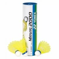 Воланы для бадминтона Yonex Mavis 2000 x6 Yellow, Средний