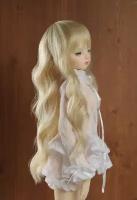 Dollmore 8-9 Junsa HT Wig L.Blond (Парик блонд длинный с чёлкой размер 20-23 см для кукол Доллмор / Пуллип)