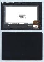 Модуль (матрица + тачскрин) для Asus TF300 (Transformer Pad) без ревизии черный с рамкой