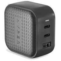 Сетевое зарядное устройство HyperJuice Lifestyle 65W GaN Charger 1 x USB / 2 x USB-C чёрное (HJ265-BLACK)