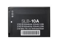 аккумуляторная батарея 1050mAh SLB-10A/ SLB10A для фотоаппарата Samsung PL60/ PL85/ ES55/ SL820/ SL620/ SL202/ SL30