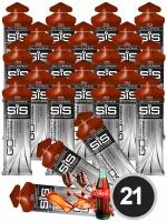 Гель питьевой SCIENCE IN SPORT (SiS) GO Energy 75mg caffeine 21 x 60 мл + кофеин, Кола