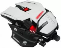 Мышь проводная Mad Catz R.A.T. 8 белый USB