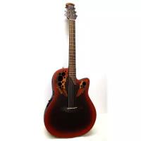 Электроакустическая гитара OVATION CE44-RRB Celebrity Elite Mid Cutaway Reversed Redburst