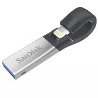 Флешка Sandisk iXpand USB 3 0 Lightning SDIX40N032GGN6NN 32Gb Серая