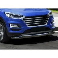 Защита переднего бампера d57+d42 RIVAL, Hyundai Tucson 2018-н.в., с крепежом, R.2311.001