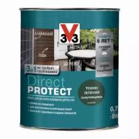 Эмаль V33 Direct Protect 113879, полуглянцевая, темно-зеленая, 0.75л