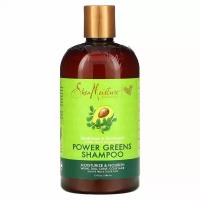 SheaMoisture, Power Greens Shampoo, Moringa & Avocado, 13 fl oz (384 ml)