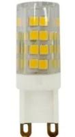 Лампочка ЭРА светодиодная JCD-5W G9 corn керамика 220V теплая