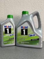 Синтетическое моторное масло MOBIL 1 ESP 5W-30, 4 л + 1 л, 1 шт