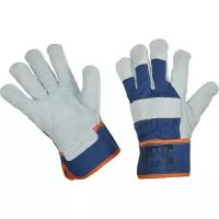 Перчатки защитные спилковые Диггер, комбинированные, размер 10.5, 1 пара