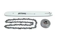 Комплект для бензопилы STIHL MS 250 (шина 14"+цепь 50 звеньев+звездочка)888-3002