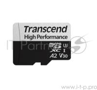 Флеш-накопитель Transcend Карта памяти Transcend 64GB Uhs-i U3 A2 microSD microSD w/ adapter Ts64gus