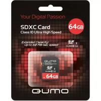 Карта памяти QUMO SDXC Ultra High Speed Class 10 60MB/s 64Gb