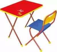 Комплект детский (столик + стульчик) Ника Алина Красный