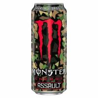 Энергетический напиток Monster Energy Assault со вкусом колы (Польша), 500 мл