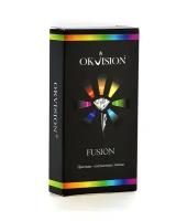 Цветные контактные линзы OKVision Fusion Blue/Violet, -0,00, 8.6