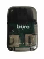 Карт-ридер USB2.0 Buro BU-CR-110 черный