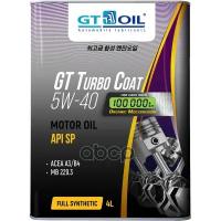 GT OIL Масло Моторное Gt Turbo Coat Sae 5W40 Api Sp 4L