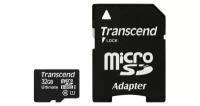 Карта памяти Transcend Micro SDHC Ultimate 32Gb Class 10 (TS32GUSDHC10U1)