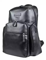 Мужской кожаный рюкзак Carlo Gattini Bertario 3102-01 черный