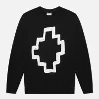 Мужская толстовка Marcelo Burlon Tempera Cross Over Crewneck чёрный, Размер M