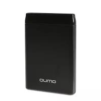 Внешний аккумулятор Qumo PowerAid, 5000 мАч, 2 USB, 2.4 А, USB/Type C, черный