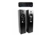 Proektor74.ru Комплект Стерео Акустика Yamaha Ns-f51 Black + Стереоресивер Yamaha R-n303 Black