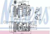 NISSENS 89236 Компрессор кондиционера AUDI A4 3.2i 00-