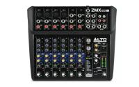 Alto ZMX122FX микшерный пульт, 4 моновхода, 2 стереовхода, 2 AUX-шины, процессор эффектов Alesis