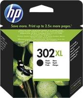 Картридж струйный HP 302XL, чёрный