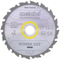 Диск отрезной по дер. Metabo POWER CUT WOOD PROFESSIONAL