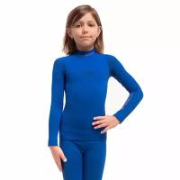 Термобелье для девочек Brubeck футболка с длинным рукавом THERMO кобальтовая 128-134