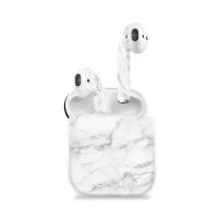 Чехол наклейка SKINZ MARBLE WHITE Винил для AirPods 2